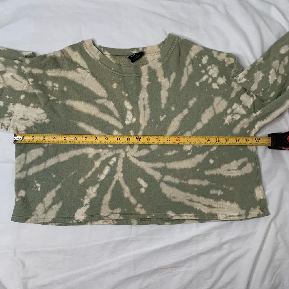 Blank Paige Cropped Tie Dye Sweatshirt Size M - Picture 5 of 7